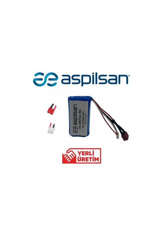 7.4v 2800Mah Rc Oyuncak Pili T PLUG SOKETLİ